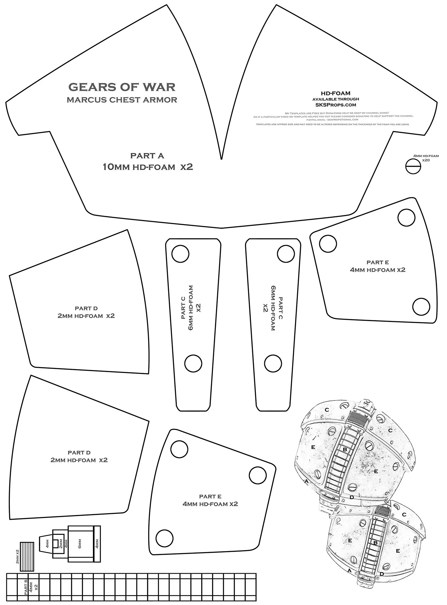 templates — sks props